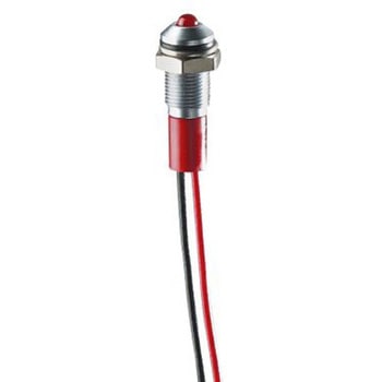 RS PRO パイロットランプ， 24V dc， 赤， 実装ホールサイズ:8mm RS PRO