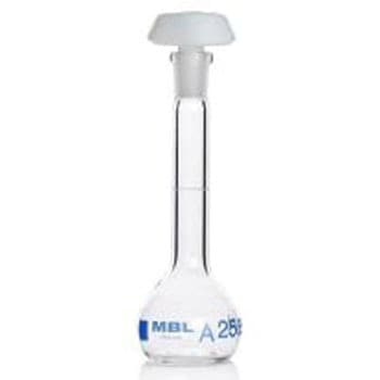 RS PRO ホウケイ酸ガラス製 細口 体積フラスク 25ml RS PRO