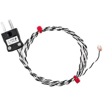 RS PRO 銅ディスク熱電対センサ， ， Kタイプ， プローブ径:6.35mm， プローブ長さ:5m RS PRO