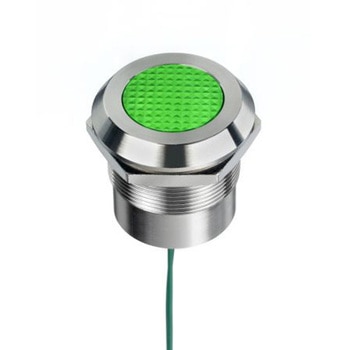 RS PRO パイロットランプ， 12 → 24V ac/dc， 緑， 実装ホールサイズ:25mm RS PRO