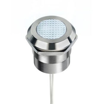 RS PRO パイロットランプ， 12 → 24V ac/dc， 白， 実装ホールサイズ:25mm RS PRO