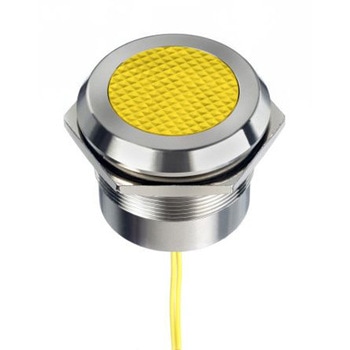 RS PRO パイロットランプ， 12 → 24V ac/dc， 黄， 実装ホールサイズ:30mm RS PRO