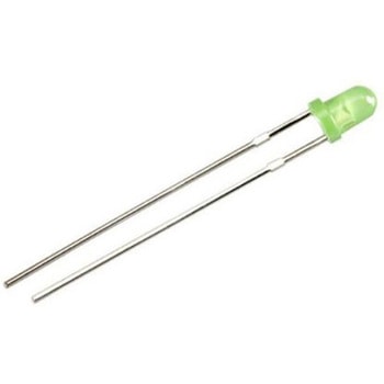 RS PRO LED， 黄、緑， スルーホール実装， 3 mm 砲弾型 (T-1) RS PRO