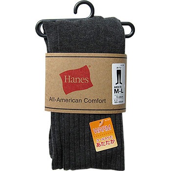 HMT544P1タイツリブ ヘインズ(Hanes)