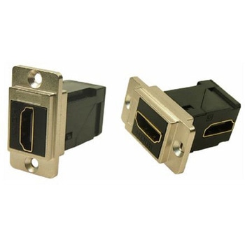 RS PRO フィードスルーHDMIコネクタ メス 35.3 x 19 x 35.5 mm 接続方向:ライトアングル RS PRO