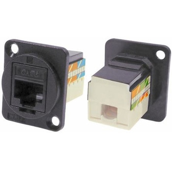 RS PRO イーサネットコネクタ， ソケット， RJ45コネクタ， パネルマウント， Cat6 RS PRO