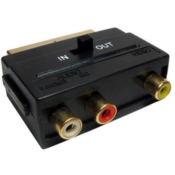 RS PRO A/Vコネクタアダプタ SCART 3 x RCA RS PRO