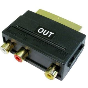 RS PRO A/Vコネクタアダプタ SCART 3 x RCA RS PRO
