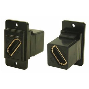 RS PRO フィードスルーHDMIコネクタ メス to メス 29 mm x 35.5 mm x 19 mm 接続方向:ストレート - RS PRO