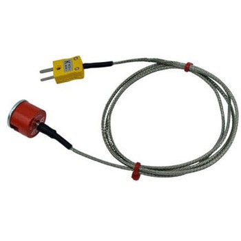 RS PRO ボタンマグネット熱電対センサ， ， Kタイプ， プローブ径:19.1mm， プローブ長さ:2m RS PRO