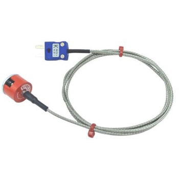 RS PRO ボタンマグネット熱電対センサ， ， Kタイプ， プローブ径:19.1mm， プローブ長さ:1m RS PRO