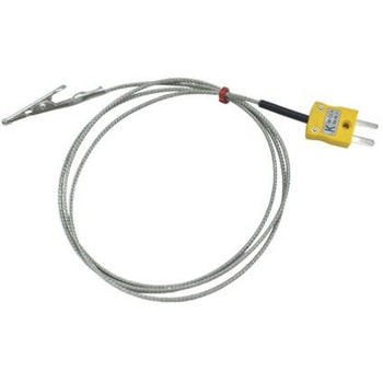 RS PRO ワニ口クリップ熱電対センサ， ， Kタイプ， プローブ長さ:3m RS PRO