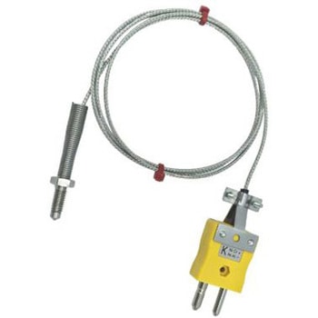 RS PRO ノズル熱電対センサ， ， Kタイプ， プローブ径:M6 x 1mm， プローブ長さ:1m RS PRO