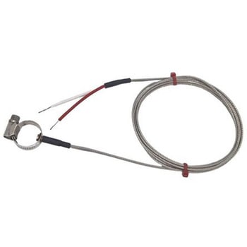 RS PRO パイプ表面熱電対センサ， ， Kタイプ， プローブ径:13-20mm， プローブ長さ:2m RS PRO