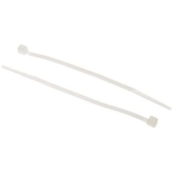 RS PRO 結束バンド， 100mm x 2.5 mm， ナチュラル， ナイロン 66 RS PRO