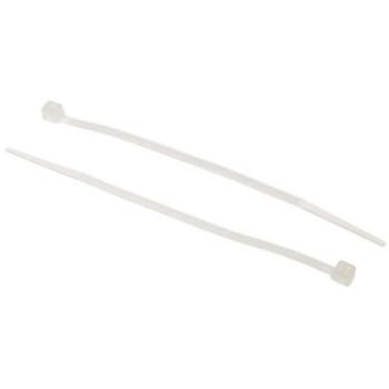 RS PRO 結束バンド， 150mm x 3.6mm， ナチュラル， ナイロン 66 RS PRO