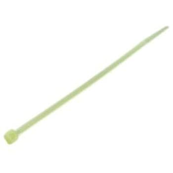 RS PRO 結束バンド， 180mm x 3.6mm， ナチュラル， ナイロン 66 RS PRO