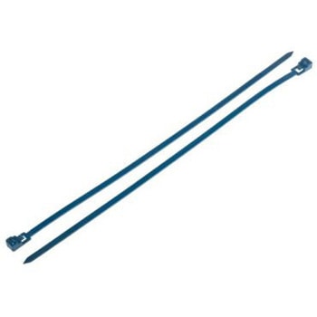 RS PRO 結束バンド， 250mm x 4.5mm， 青， 金属検知可能ナイロン RS PRO