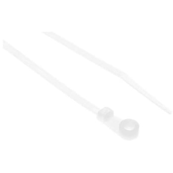RS PRO 結束バンド， 171.5mm x 3.7mm， ナチュラル， ナイロン 66 RS PRO