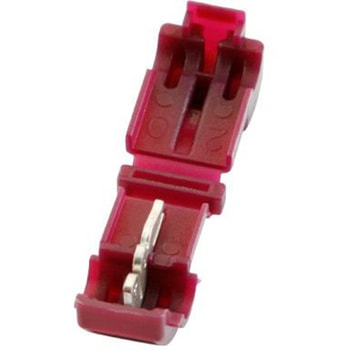 RS PRO ワイヤスプライスコネクタ 0.5mm2 0.75mm2 22AWG 18AWG 絶縁 T-Tap 赤 RS PRO
