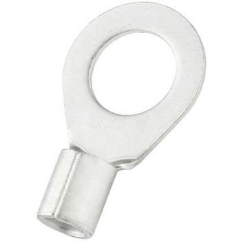 RS PRO 丸形圧着端子， 内径：13mm， スタッド径：13mm， シルバー RS PRO
