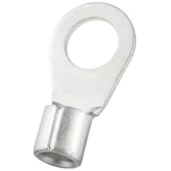 RS PRO 丸形圧着端子， 内径：6.5mm， スタッド径：6.5mm， シルバー RS PRO
