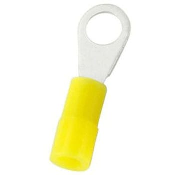 RS PRO 丸形圧着端子， 内径：3.2mm， スタッド径：M3， 黄 RS PRO