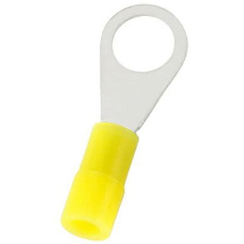 RS PRO 丸形圧着端子， 内径：4.3mm， スタッド径：M4， 黄 RS PRO