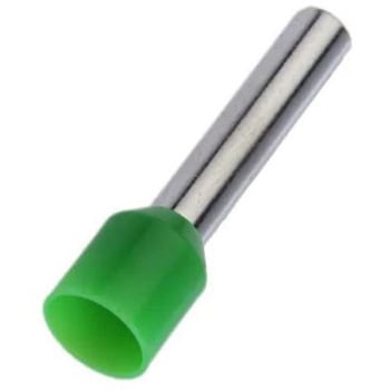 RS PRO ブーツレースフェルール， 最大ワイヤサイズ 0.34mm2， ピン長さ 6mm， ピン径 0.8mm RS PRO