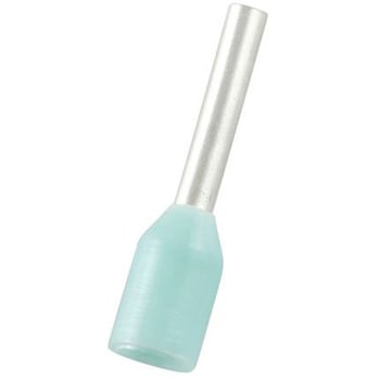 RS PRO ブーツレースフェルール， 最大ワイヤサイズ 0.34mm2， ピン長さ 6mm， ピン径 0.8mm RS PRO
