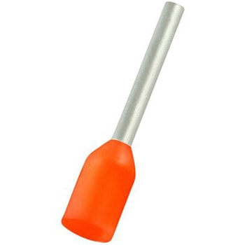 RS PRO ブーツレースフェルール， 最大ワイヤサイズ 0.5mm2， ピン長さ 12mm， ピン径 1.0mm RS PRO