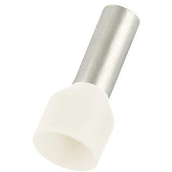 RS PRO ブーツレースフェルール， 最大ワイヤサイズ 10mm2， ピン長さ 12mm， ピン径 4.5mm RS PRO