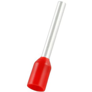 RS PRO ブーツレースフェルール， 最大ワイヤサイズ 1mm2， ピン長さ 12mm， ピン径 1.4mm RS PRO