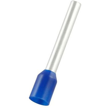 RS PRO ブーツレースフェルール， 最大ワイヤサイズ 2.5mm2， ピン長さ 18mm， ピン径 2.2mm RS PRO