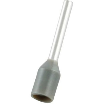 RS PRO ブーツレースフェルール， 最大ワイヤサイズ 0.75mm2， ピン長さ 10mm， ピン径 1.2mm RS PRO