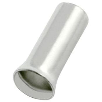RS PRO ブーツレースフェルール， 最大ワイヤサイズ 1mm2， ピン長さ 6mm， ピン径 1.4mm RS PRO