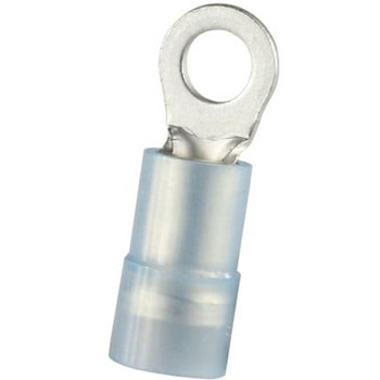 RS PRO 丸形圧着端子， 内径：3.7mm， スタッド径：M3.5， 青 RS PRO