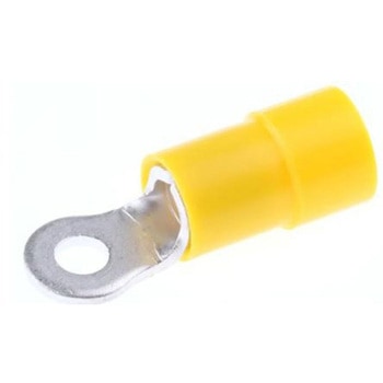 RS PRO 丸形圧着端子， 内径：3.2mm， スタッド径：M3， 黄 RS PRO