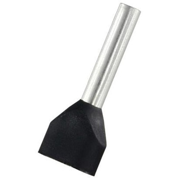 RS PRO ブーツレースフェルール， 最大ワイヤサイズ 2 x 1.5mm2， ピン長さ 12mm， ピン径 2.6mm RS PRO