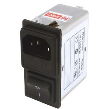 RS PRO IECフィルタ 1ヒューズ 2極 スナップイン 6A 250 V ac RS PRO