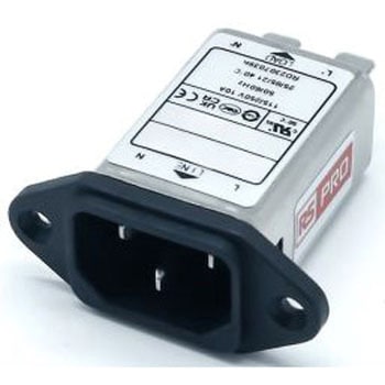 RS PRO IECインレット シャーシマウント 10A 250 V ac RS PRO