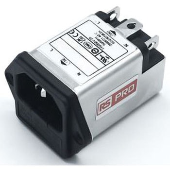 RS PRO IECインレット 1ヒューズ シャーシマウント 2A 250 V ac RS PRO