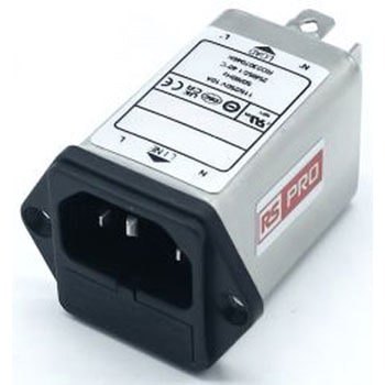 RS PRO IECインレット 2ヒューズ シャーシマウント 10A 250 V ac - RS PRO