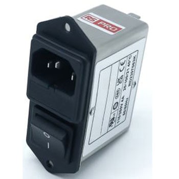 RS PRO IECインレット 1ヒューズ 2極 シャーシマウント 4A 250 V ac RS PRO