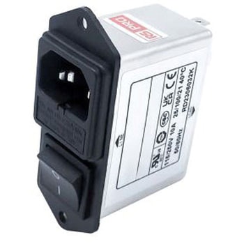 RS PRO IECインレット 2ヒューズ 2極 シャーシマウント 10A 250 V ac RS PRO