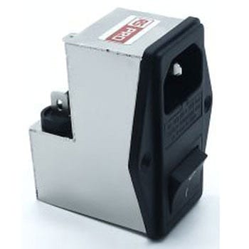 RS PRO IECインレット 2ヒューズ 2極 シャーシマウント 6A 250 V ac RS PRO