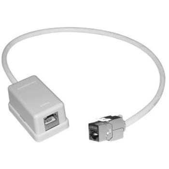 RS PRO 2ポート RJエクステンダ Cat6a シールド付き RS PRO