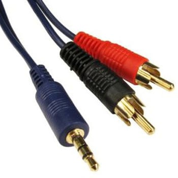 RS PRO RCAケーブル RCA x 2 3.5 mmステレオジャック 20m - RS PRO