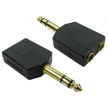 RS PRO A/Vコネクタアダプタ 6.35 mm ステレオ 6.35 mm ステレオ RS PRO