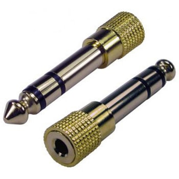 RS PRO A/Vコネクタアダプタ 6.35 mm ステレオ 3.5 mm ステレオ RS PRO